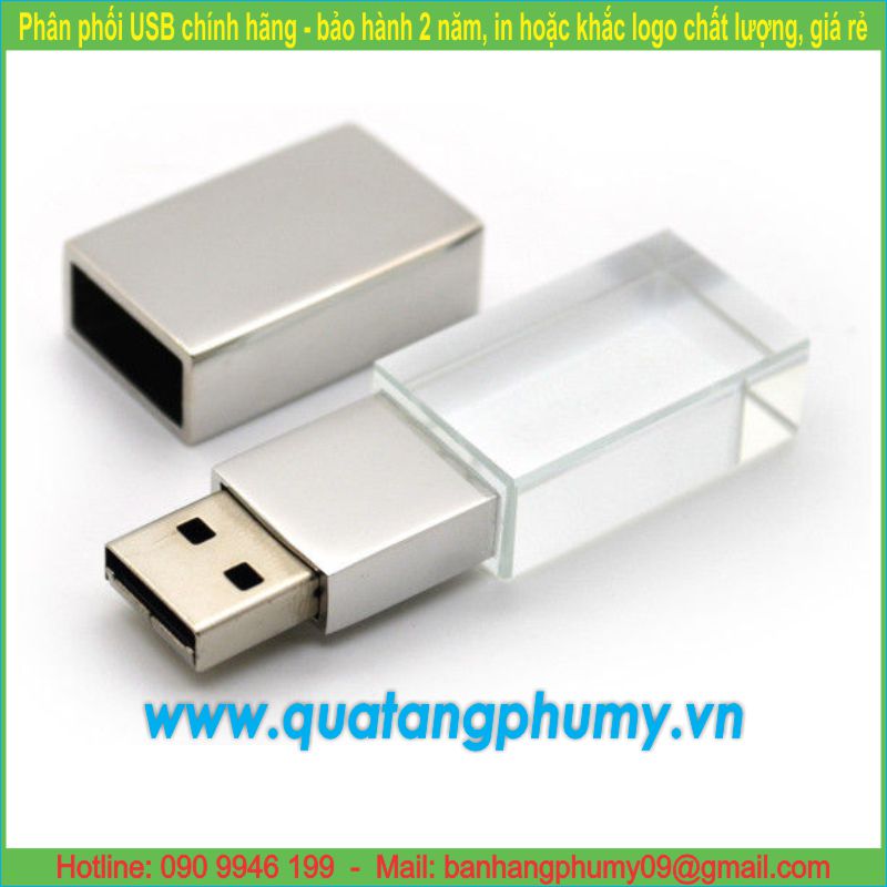 USB pha lê UC5 - Quà Tặng Doanh Nghiệp Phú Mỹ - Công Ty TNHH Sản Xuất Thương Mại Quà Tặng Phú Mỹ